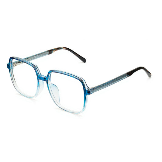 Sky Blue Transparent Glasses